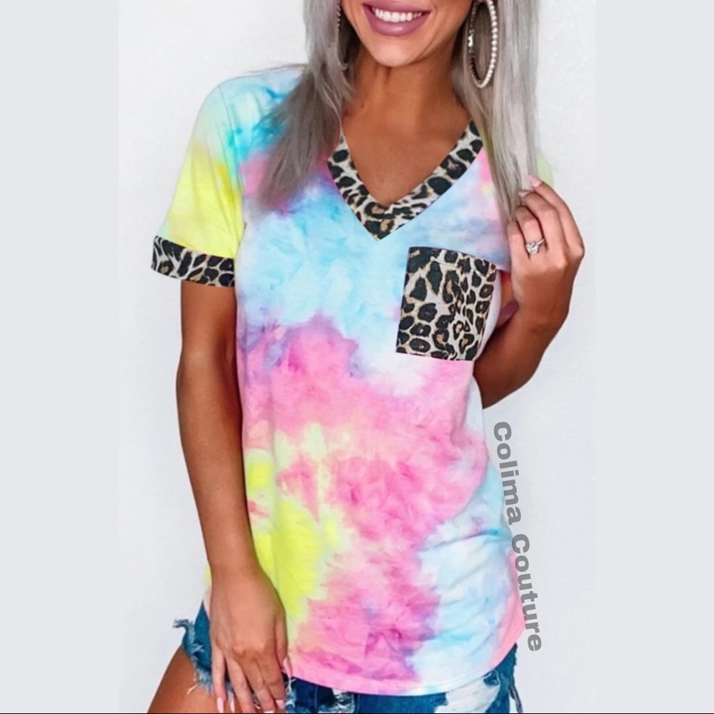 Happy days ahead tie dye top